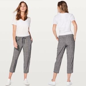 lululemon | Final Play Crop Pant Heathered Black